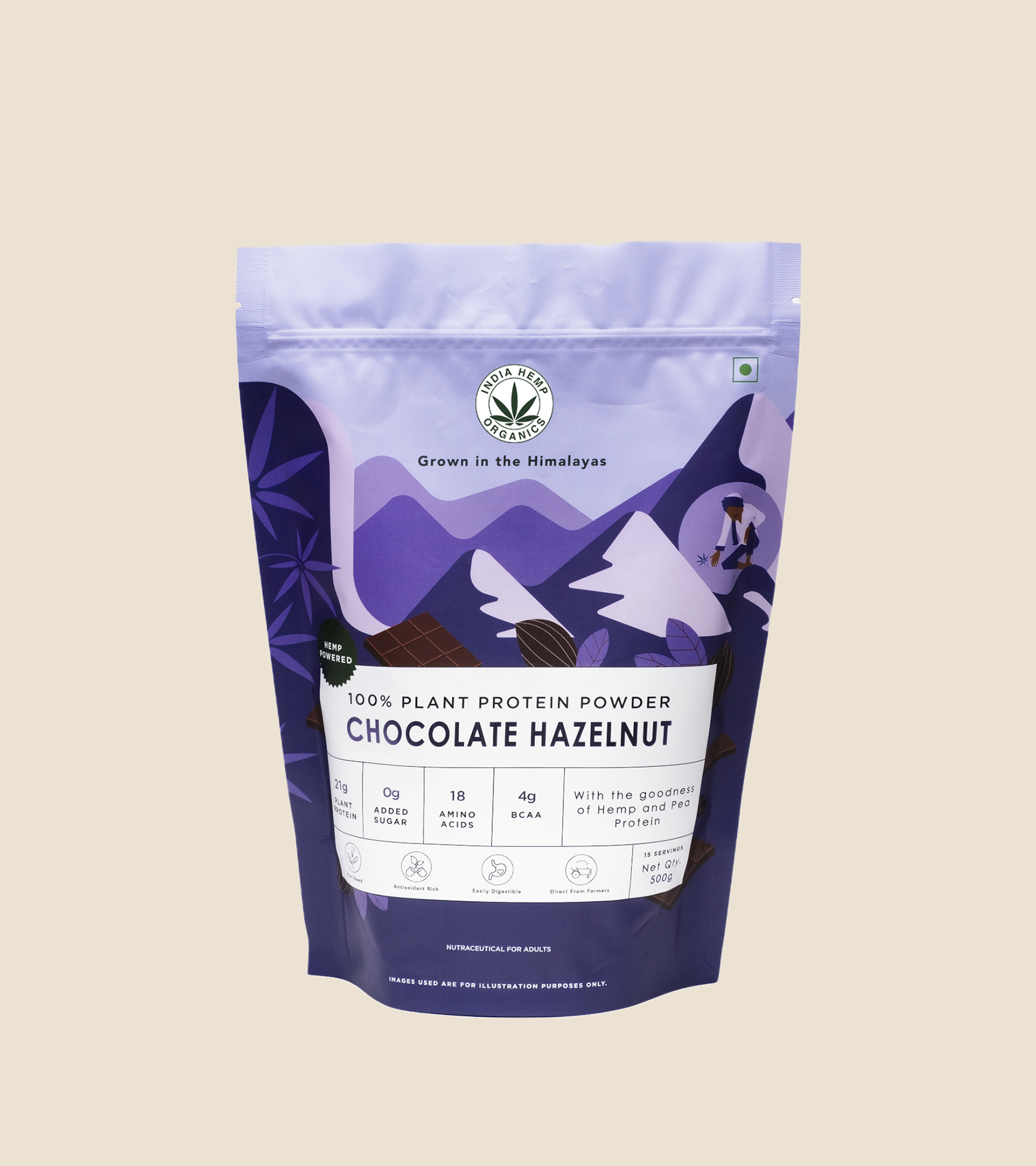 Chocolate Hazelnut 100% Plant Protein Powder