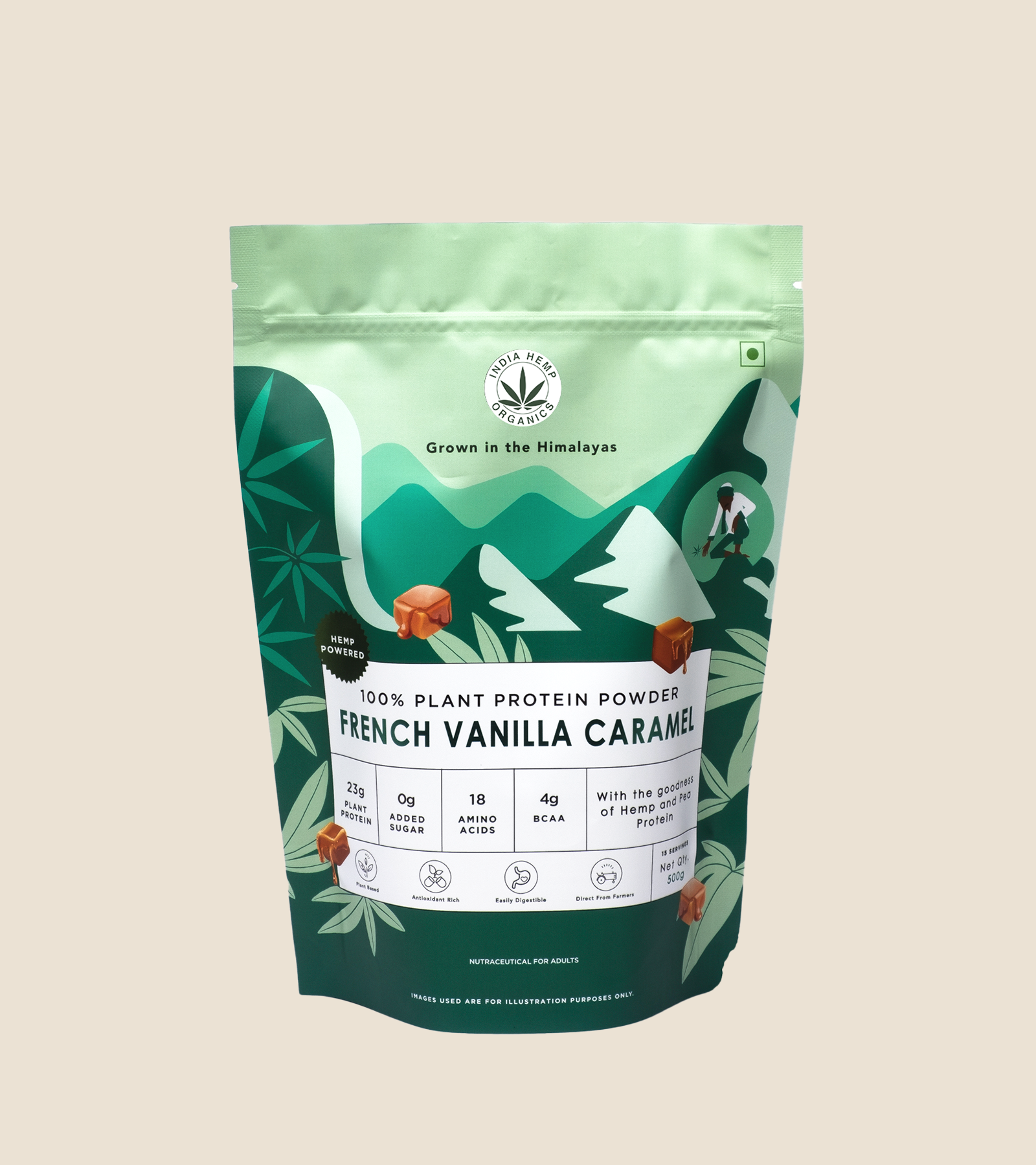 French Vanilla 100% Plant Protein Powder