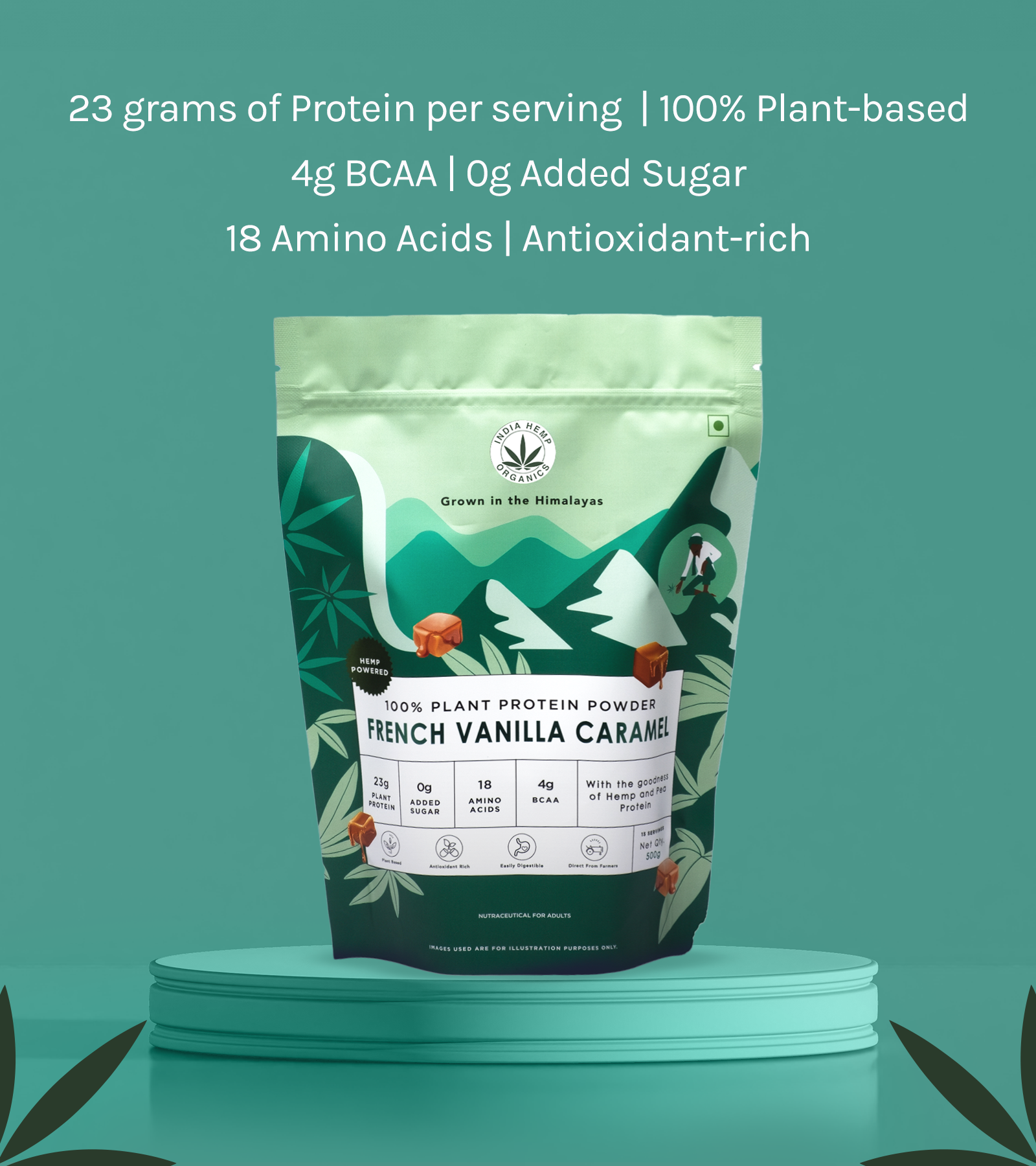 French Vanilla 100% Plant Protein Powder