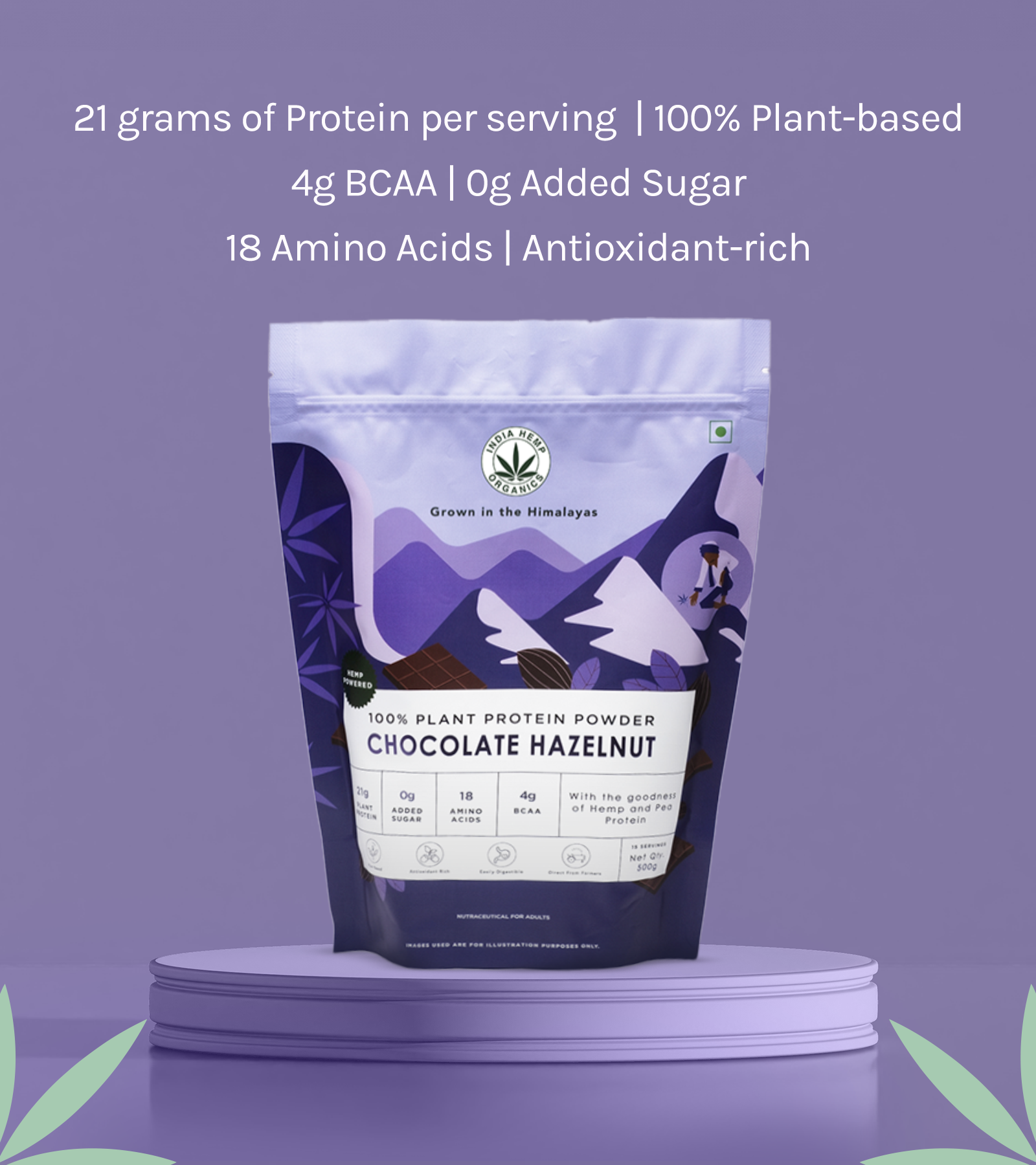 Chocolate Hazelnut 100% Plant Protein Powder