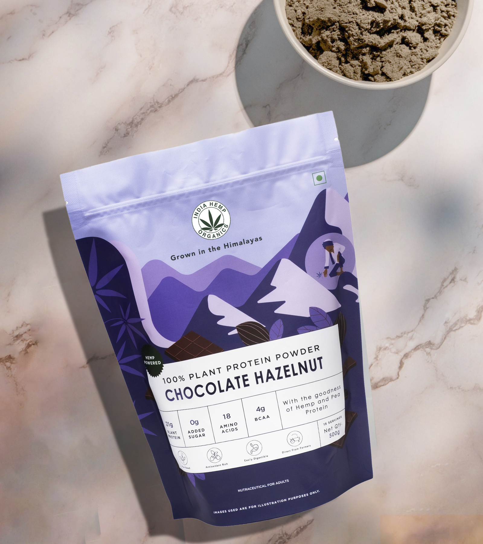 Chocolate Hazelnut 100% Plant Protein Powder