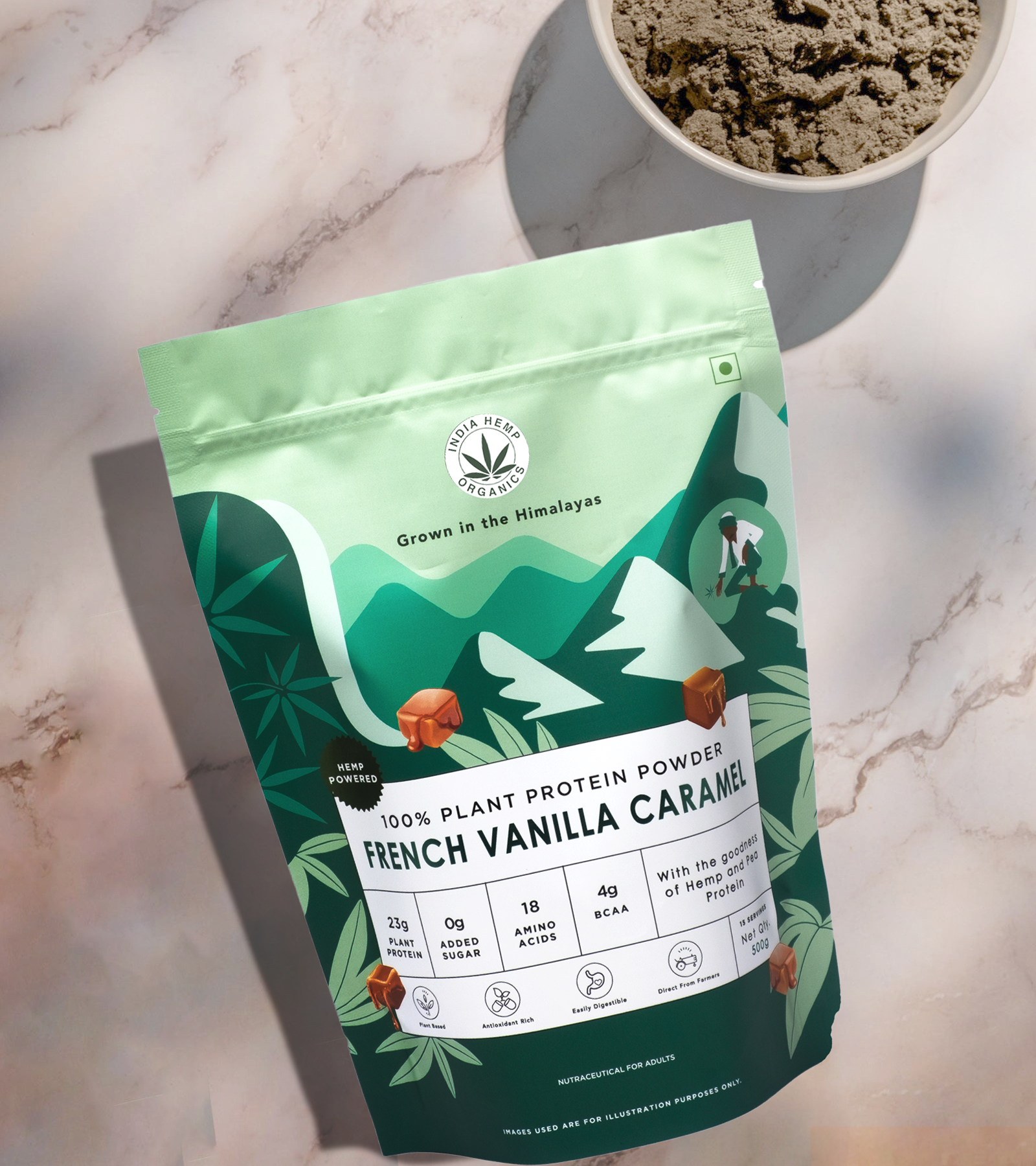 French Vanilla 100% Plant Protein Powder